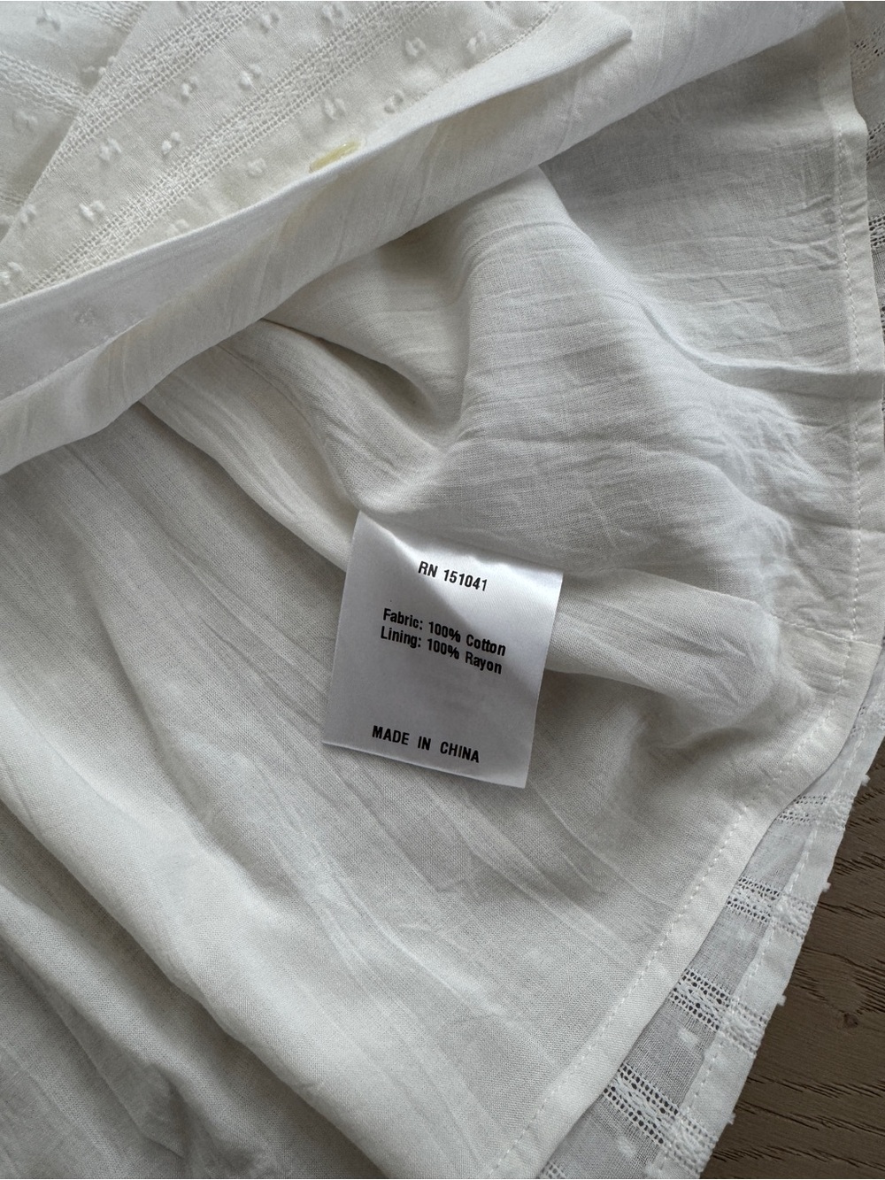 FewModa White Ruffle Button-Front Top - Picture 4 of 4